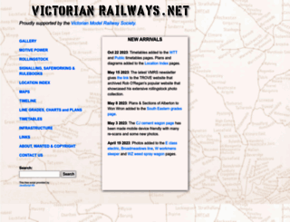 victorianrailways.net screenshot