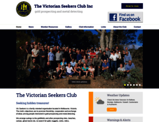 victorianseekersclub.org.au screenshot