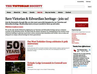 victoriansociety.org.uk screenshot