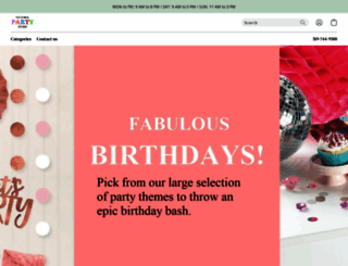victoriapartystore.com screenshot
