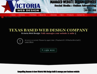 victoriawebdesign.com screenshot