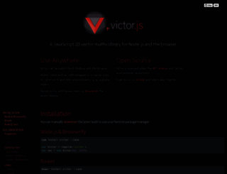 victorjs.org screenshot