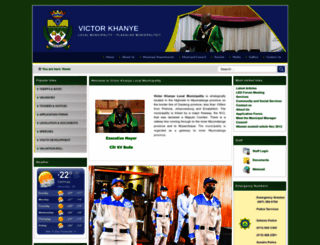 victorkhanyelm.gov.za screenshot