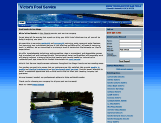 victorspoolservice.com screenshot