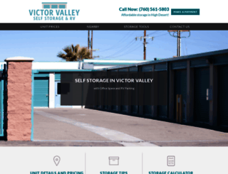 victorvalleyselfstorageca.com screenshot