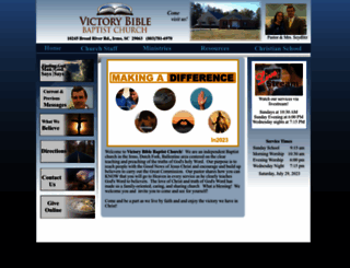 victorybiblebaptist.org screenshot