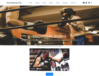 victoryboxingclub.com screenshot