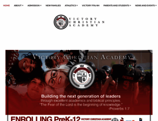 victorychristianacademy.org screenshot