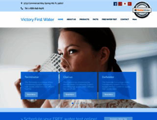 victoryfirstwater.com screenshot