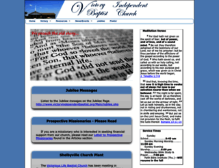 victoryindependentbaptist.org screenshot