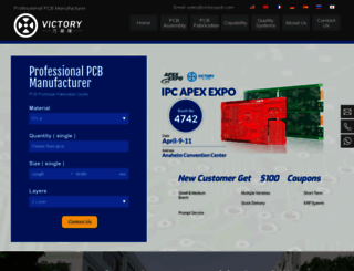 victorypcb.com screenshot