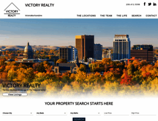 victoryrealtyidaho.com screenshot