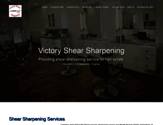 victoryshearsharpening.com screenshot