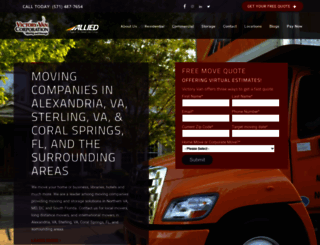 victoryvan.com screenshot