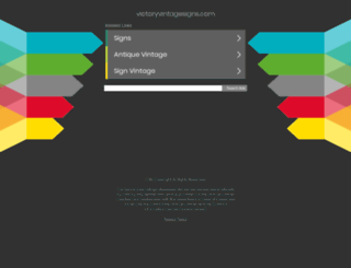 victoryvintagesigns.com screenshot