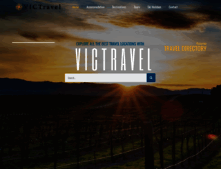 victravel.com.au screenshot