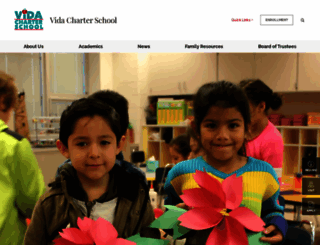 vidacharterschool.com screenshot