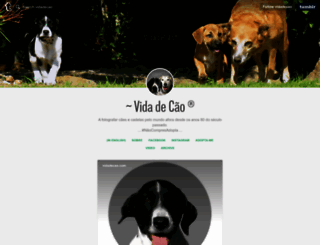 vidadecao.com screenshot
