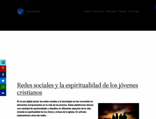 vidaextrema.org screenshot