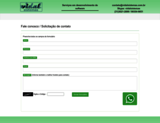 vidalsistemas.com.br screenshot