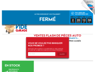 vide-garage.fr screenshot