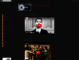 video-diary.blogspot.com screenshot
