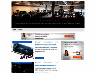 video-experts-lab.over-blog.com screenshot