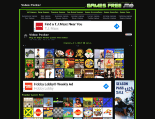 video-pocker.gamesfree.me screenshot