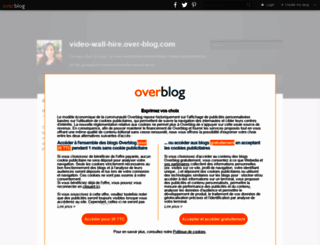 video-wall-hire.over-blog.com screenshot
