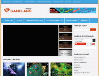 video.gamelandvn.com screenshot