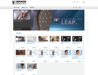 video.nikken.com screenshot