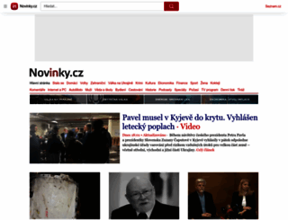 video.novinky.cz screenshot