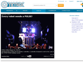 video.tetrixrobotics.com screenshot