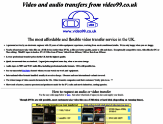 video99.co.uk screenshot