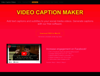 videocaptionmaker.com screenshot