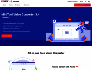 videoconvert.minitool.com screenshot