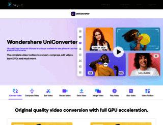 videoconverter.iskysoft.us screenshot