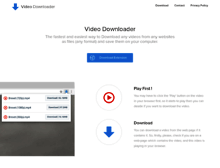 videodownloader.io screenshot