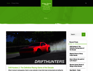 videogamepartycenter.com screenshot