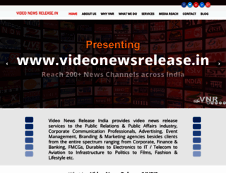 videonewsrelease.in screenshot