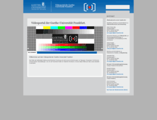 videoportal2.uni-frankfurt.de screenshot