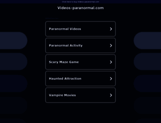 videos-paranormal.com screenshot