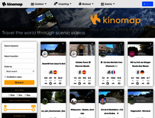 videos.kinomap.com screenshot