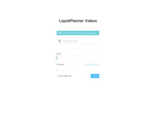 videos.liquidplanner.com screenshot