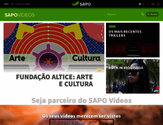 videos.sapo.tl screenshot