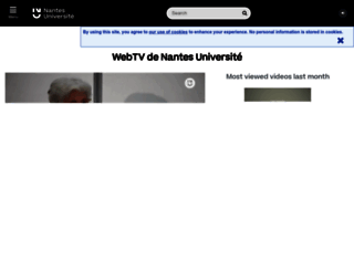 videos.univ-nantes.fr screenshot