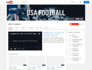 videos.usafootball.com screenshot
