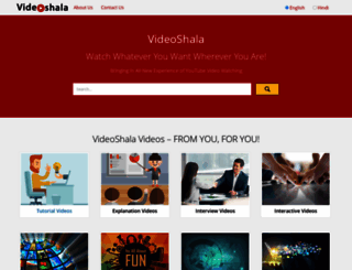 videoshala.com screenshot