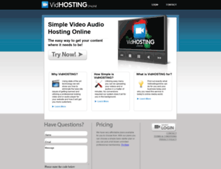 vidhostingonline.com screenshot
