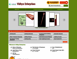 vidhyaenterprises.com screenshot